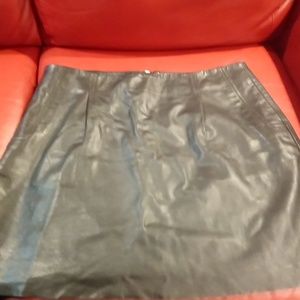 Genuine Leather Skirt size 12 NWOT